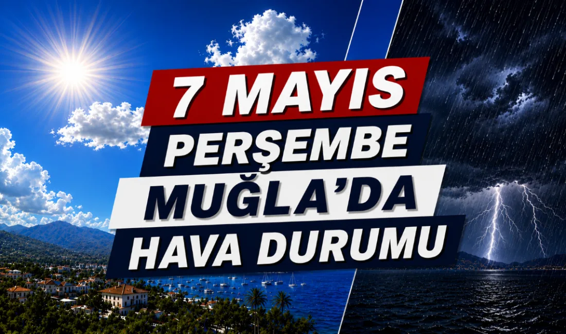Muğla genelinde bugün yağış yok. Güneşli ve az bulutlu gökyüzüyle