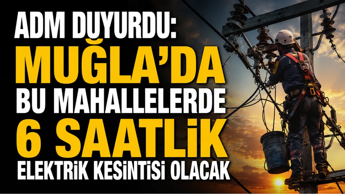  ADM Elektrik, bakım ve onarım çalışmaları nedeniyle 20 Mayıs tarihinde
