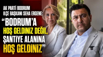AK Parti Bodrum İlçe Başkanı Seha Ergene, turizm temsilcileriyle yaptığı