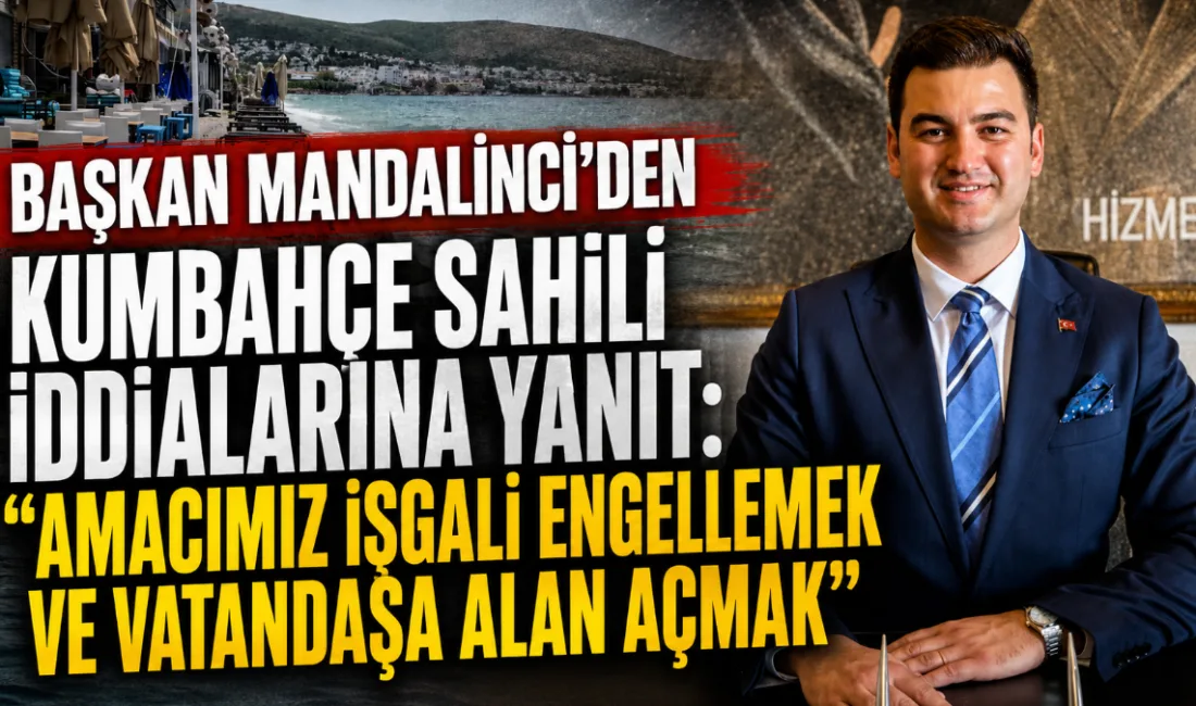 
Gazeteci İzzet Çapa ve Bengüç Özerdem’in Kumbahçe sahilindeki düzenlemeye yönelik
