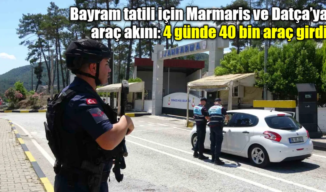 Kurban Bayramı tatilinin ilk 4 gününde Marmaris ve Datça'nın tek