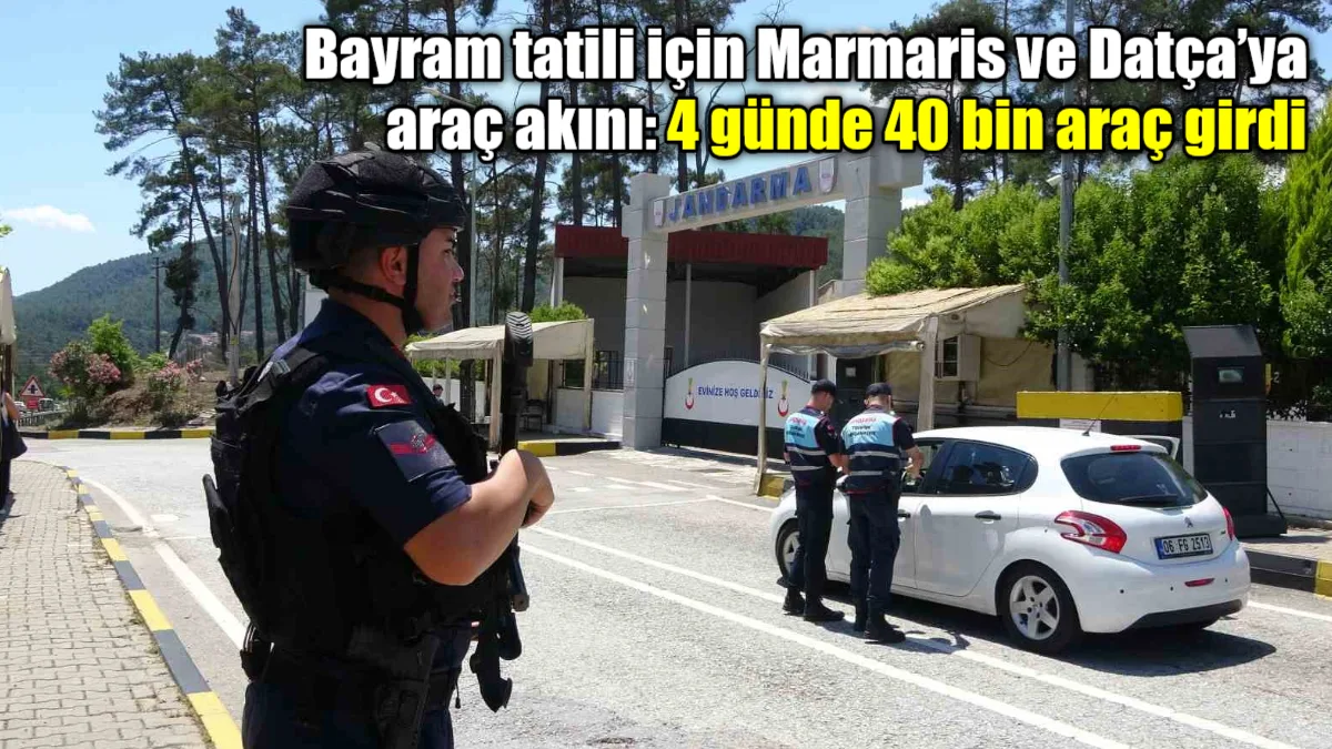 Kurban Bayramı tatilinin ilk 4 gününde Marmaris ve Datça'nın tek