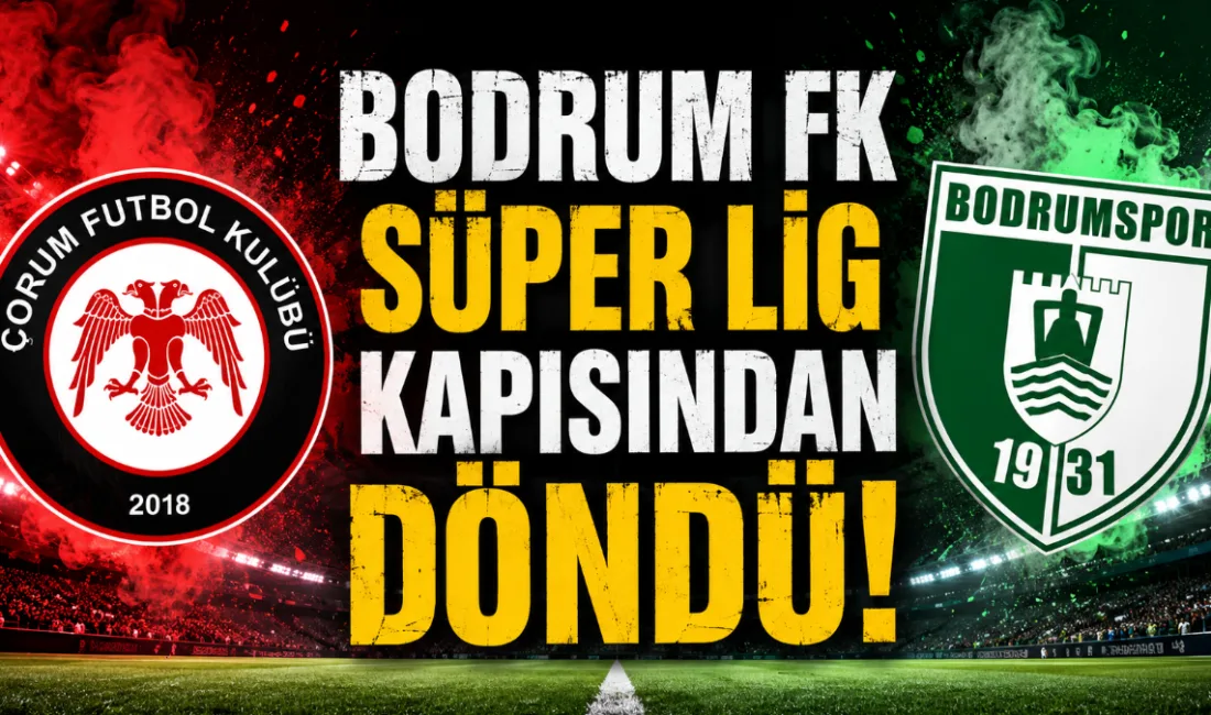 Trendyol 1. Lig Yükselme Play-Off 2. Tur rövanşında Arca Çorum