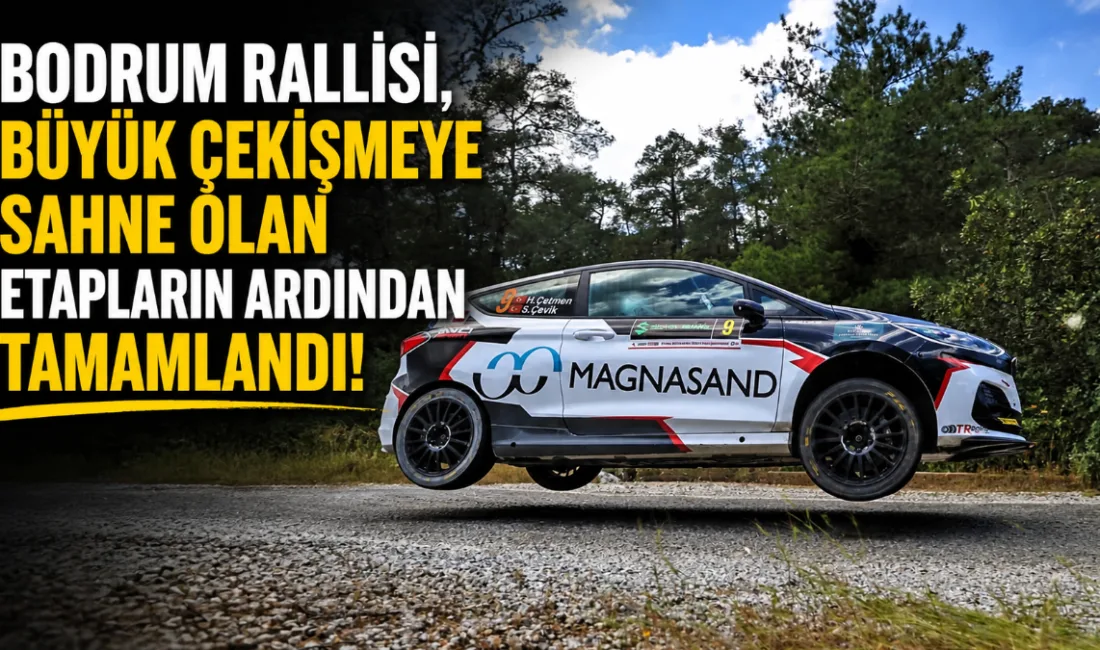 Türkiye Ralli Şampiyonası’nın Bodrum ayağında Kerem Kazaz fırtınası esti; genç