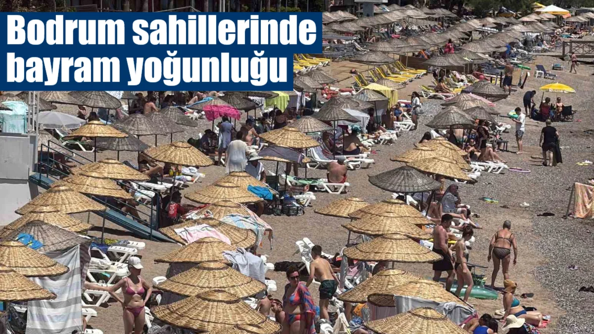 Kurban Bayramı’nın ilk gününde hava sıcaklığının 30 dereceye ulaştığı Bodrum'da,