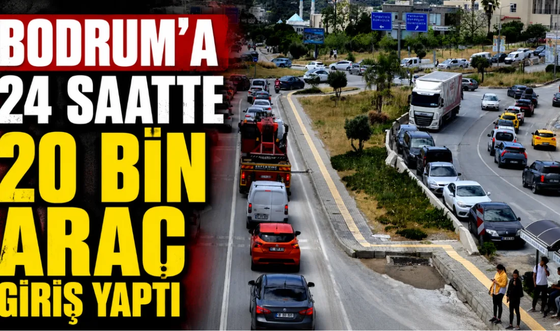 Muğla'nın Bodrum ilçesinde 9 günlük Kurban Bayramı tatili yoğunluğu başlarken,
