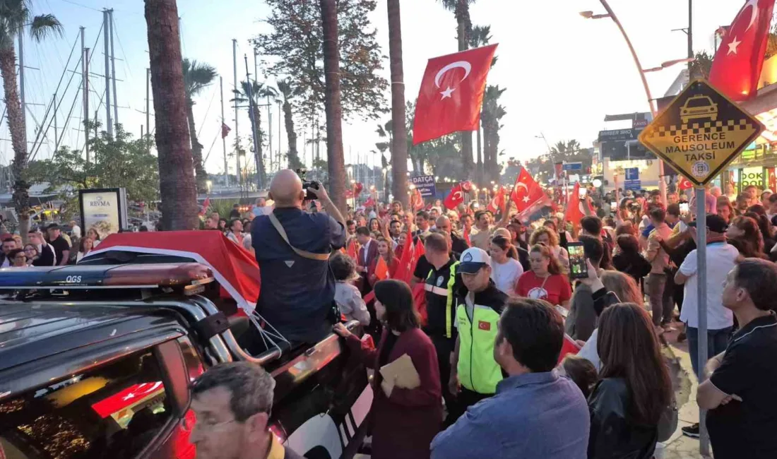 Muğla'nın Bodrum ilçesinde 19 Mayıs Atatürk'ü Anma, Gençlik ve Spor