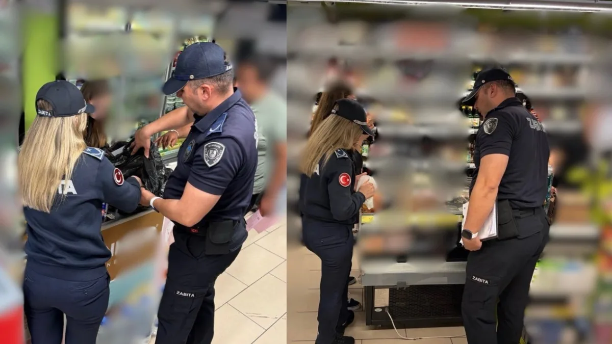 Bodrum Belediyesi Zabıta Müdürlüğü ekipleri tarafından ilçedeki 46 markette gerçekleştirilen