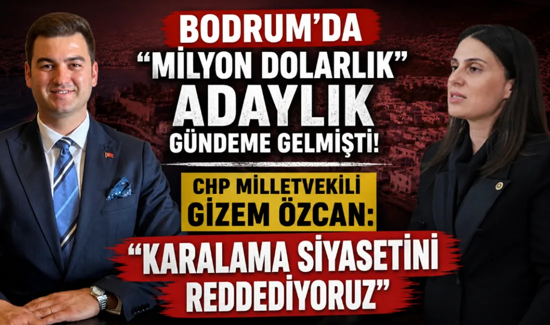 CHP Muğla Milletvekili Gizem Özcan, Bodrum Belediye Başkanı Tamer Mandalinci