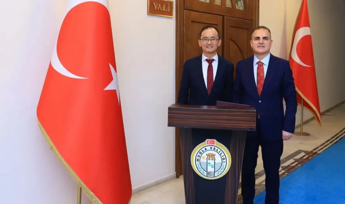 Çin Halk Cumhuriyeti Ankara Büyükelçisi Jiang Xuebin, Muğla Valisi İdris