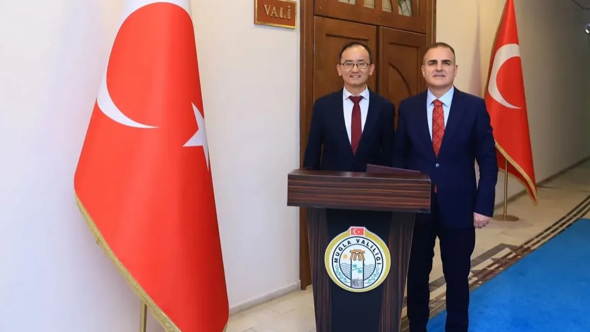 Çin Halk Cumhuriyeti Ankara Büyükelçisi Jiang Xuebin, Muğla Valisi İdris