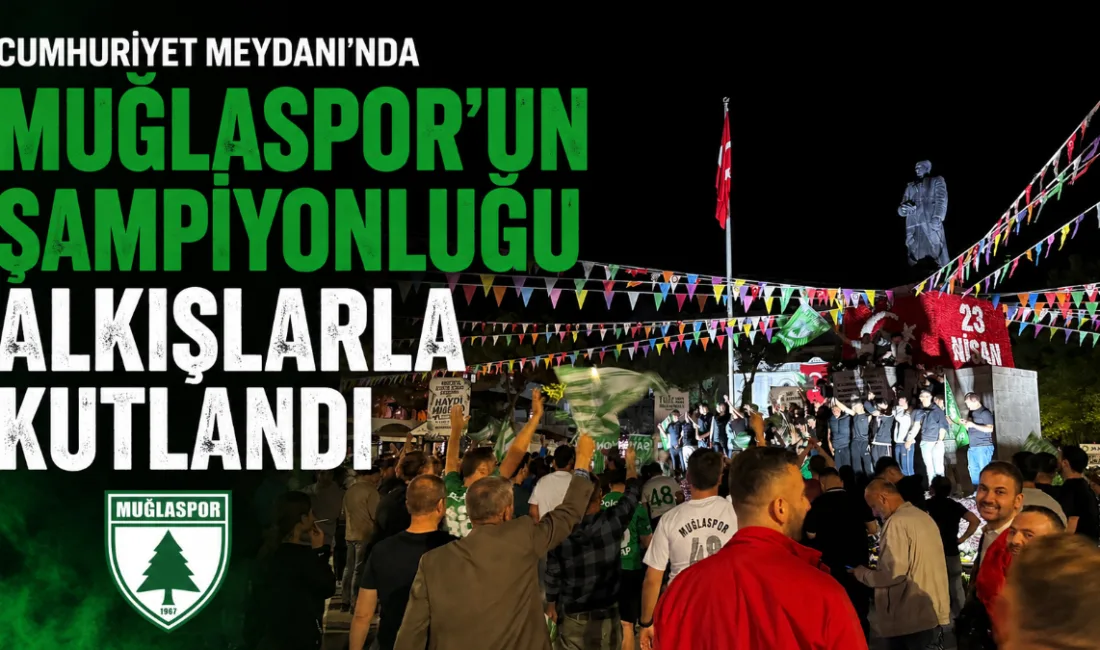 Muğlaspor’un play-off finalinde Elazığspor’u penaltılarla mağlup ederek 1. Lig’e yükselmesinin