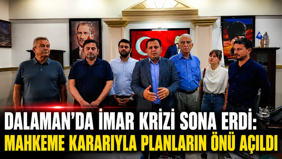 Dalaman’da daha önce durdurulan 1/1000 ölçekli revizyon ve ilave uygulama