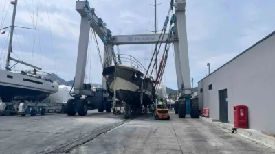 Yalıkavak Marina’da çıkan yangın sonucu batan 7 motoryatın sonuncusu da