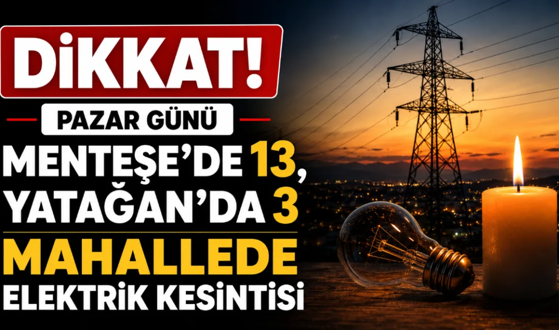 TEİAŞ'ın Muğla Trafo Merkezi'ndeki genel bakım çalışması nedeniyle 10 Mayıs