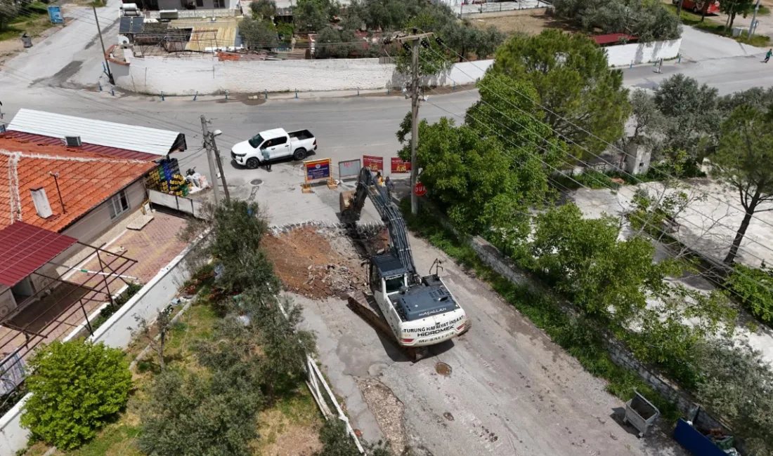 Menteşe ve Muğla Büyükşehir Belediyeleri el ele verdi; Düğerek Mahallesi’nde