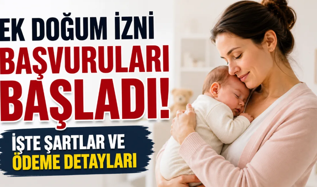 Doğum iznini 24 haftaya çıkaran düzenleme için başvurular bugün başlarken,