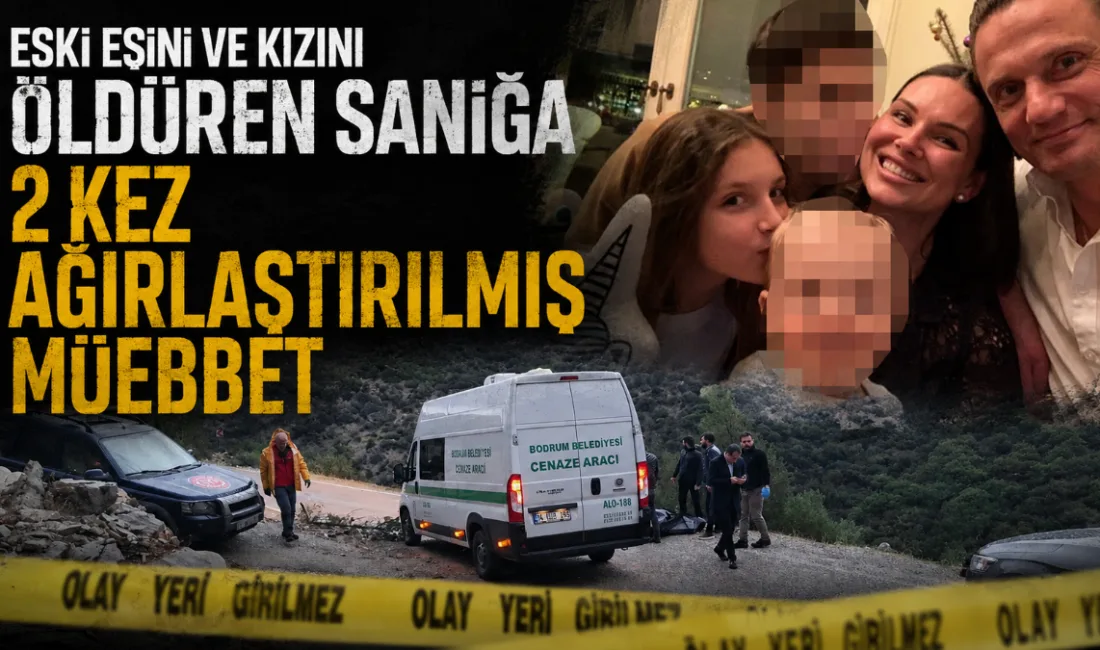 Bodrum'da eski eşi Irina Dvizova ve 15 yaşındaki kızını tasarlayarak