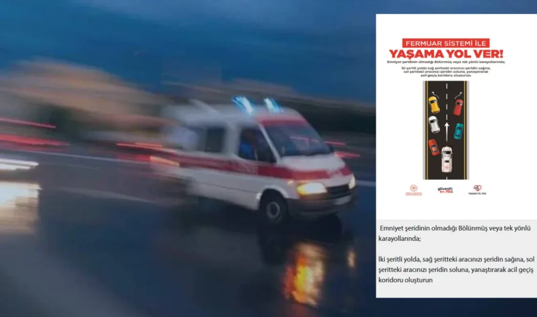 Karayolu Trafik Güvenliği Eylem Planı kapsamında yasallaşan "Fermuar Sistemi" ile