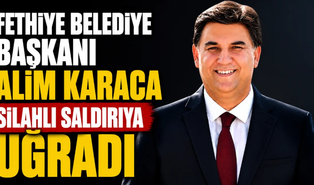 Alim Karaca, Fethiye’de maskeli bir kişinin silahlı saldırısına uğradı. Bacağından