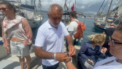 İsrail'in Gazze ablukasını kırmak amacıyla farklı ülkelerden 500'ü aşkın aktivistin