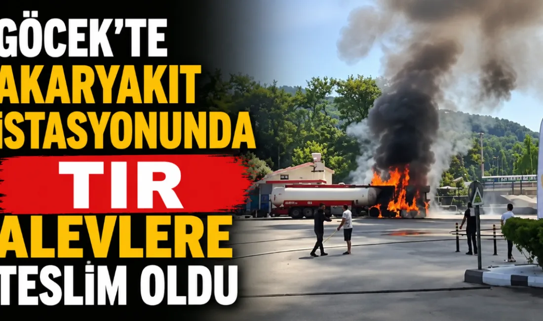 Muğla’nın Fethiye ilçesine bağlı Göcek Mahallesi’nde bulunan bir akaryakıt istasyonunda