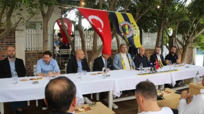 Fenerbahçe Başkan Adayı Hakan Safi, Fethiye’de kongre üyeleri ve taraftarlarla