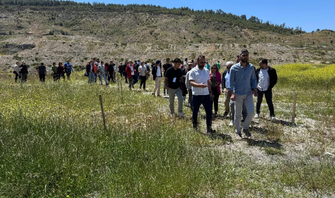Hüsamlar Maden Rehabilitasyon Sahası, 14 ülkeden 100’e yakın sektör profesyoneli,