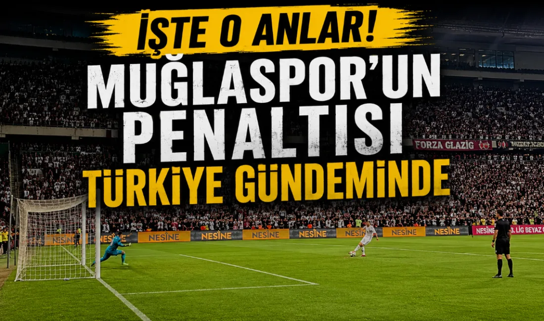 TFF 2. Lig play-off finalinde Muğlaspor ile Elazığspor arasında oynanan