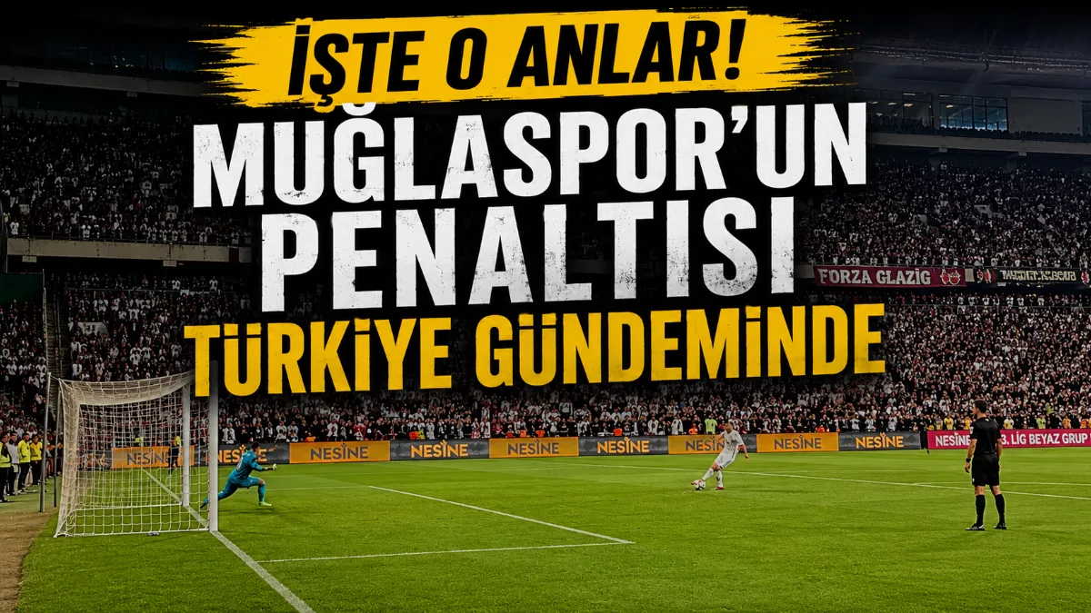 TFF 2. Lig play-off finalinde Muğlaspor ile Elazığspor arasında oynanan