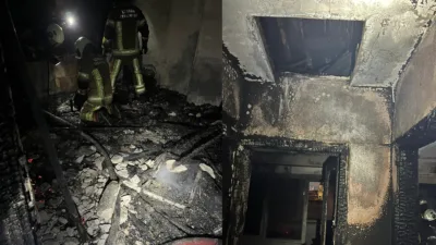 İzmir Konak’ta elektrikli sobanın neden olduğu iddia edilen yangında 1,5