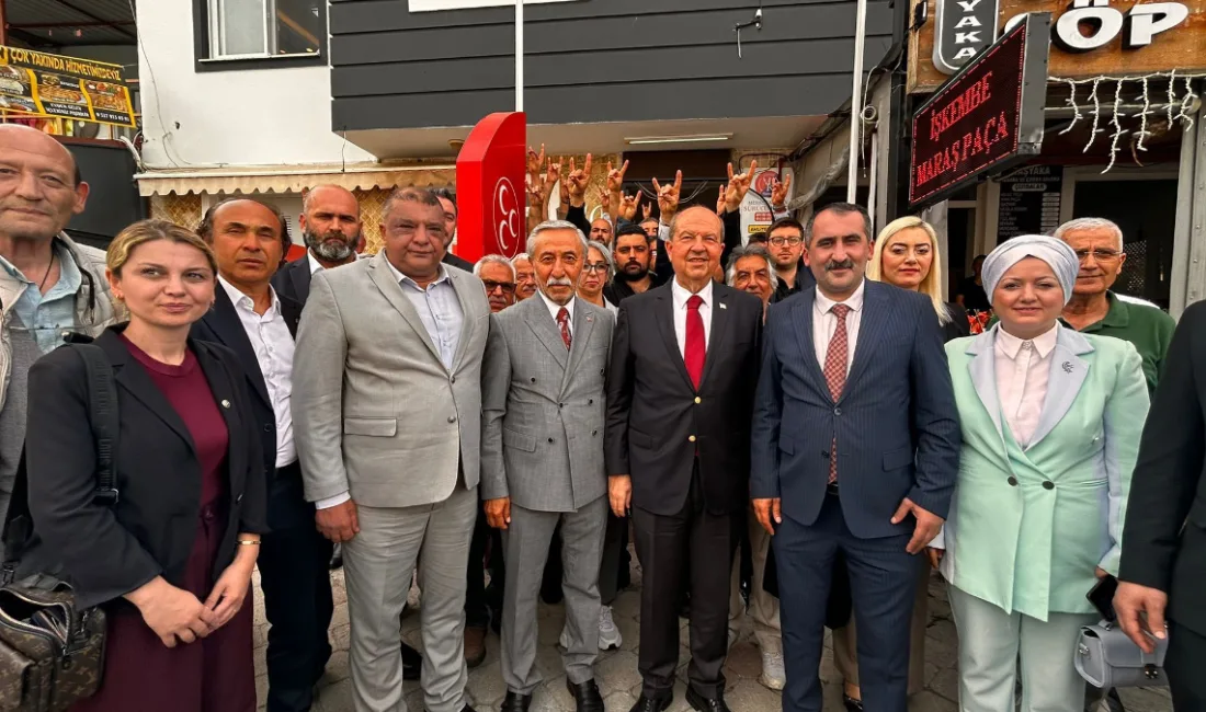 KKTC 5. Cumhurbaşkanı Ersin Tatar, MHP Fethiye İlçe Başkanlığı’nı ziyaretinde