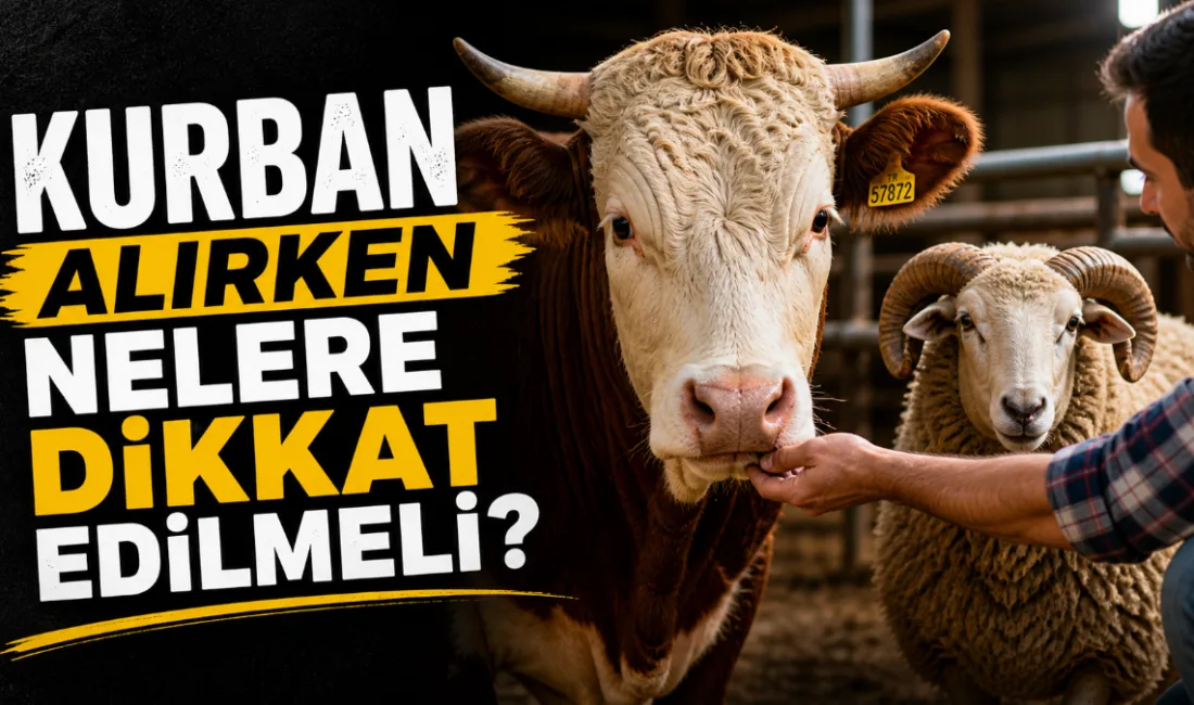 Kurban Bayramı öncesi kurbanlık ayırtan vatandaşlara, kurban alırken dikkat edilmesi