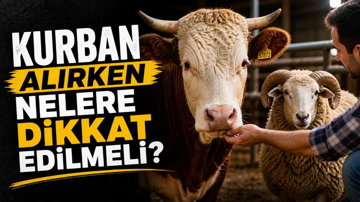 Kurban Bayramı öncesi kurbanlık ayırtan vatandaşlara, kurban alırken dikkat edilmesi