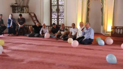 Engelliler Haftası kapsamında Kurşunlu Camii’nde düzenlenen geleneksel "Engelli-Cami Buluşması" etkinliğinde,