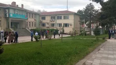 Malatya'da meydana gelen 5.6 büyüklüğündeki deprem sırasındaki panik anları çevre
