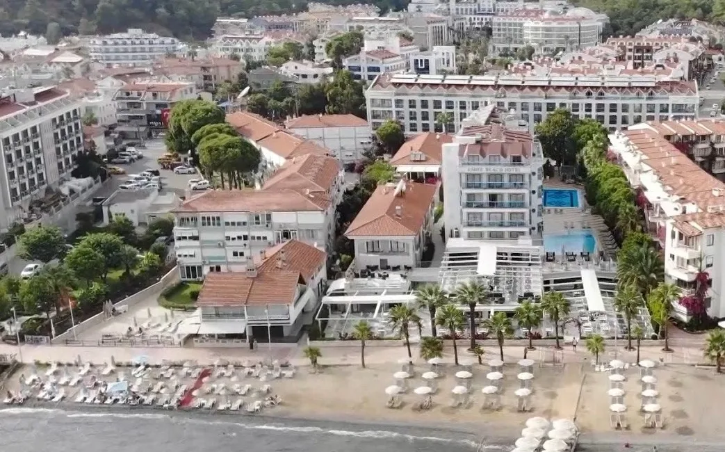 Marmaris'teki konaklama tesisleri, "Binaların Yangından Korunması Hakkında Yönetmelik" kapsamında verilen