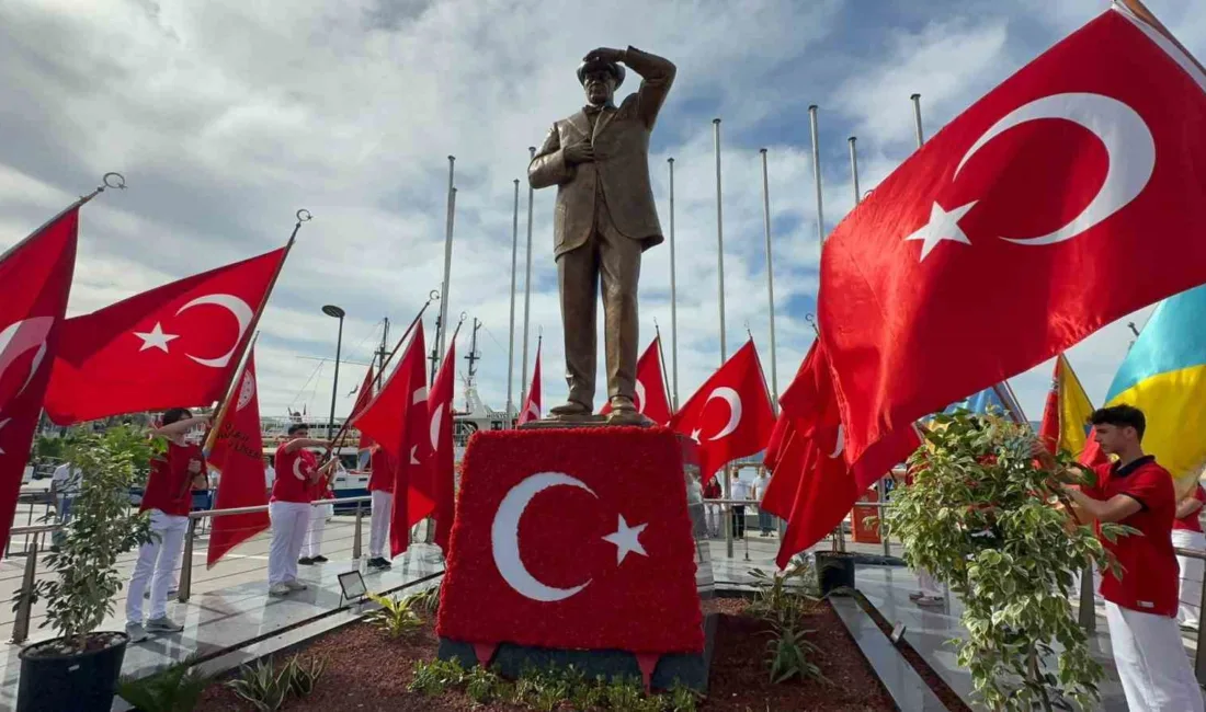 Marmaris’te 19 Mayıs Atatürk’ü Anma, Gençlik ve Spor Bayramı’nın 107.