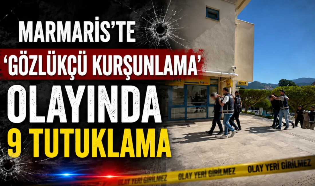 Muğla’nın Marmaris ilçesinde bir gözlük mağazasının kurşunlanması olayıyla ilgili 4