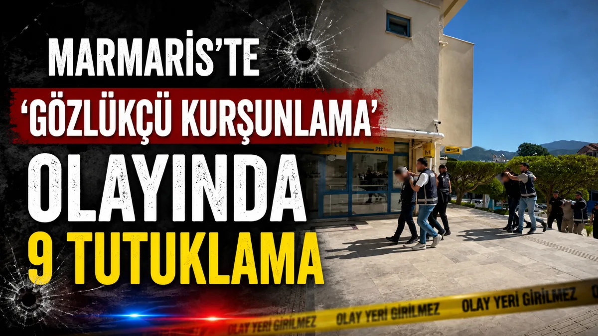 Muğla’nın Marmaris ilçesinde bir gözlük mağazasının kurşunlanması olayıyla ilgili 4