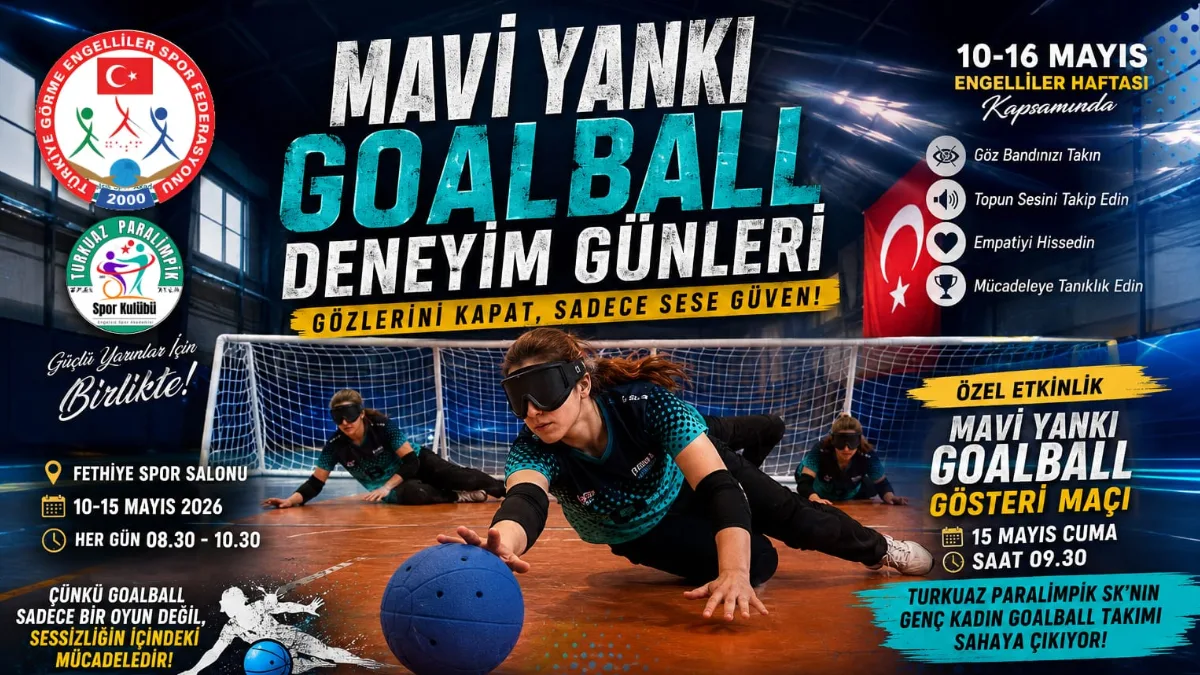 Muğla’nın Fethiye ilçesinde 10–16 Mayıs Engelliler Haftası kapsamında düzenlenen “Mavi