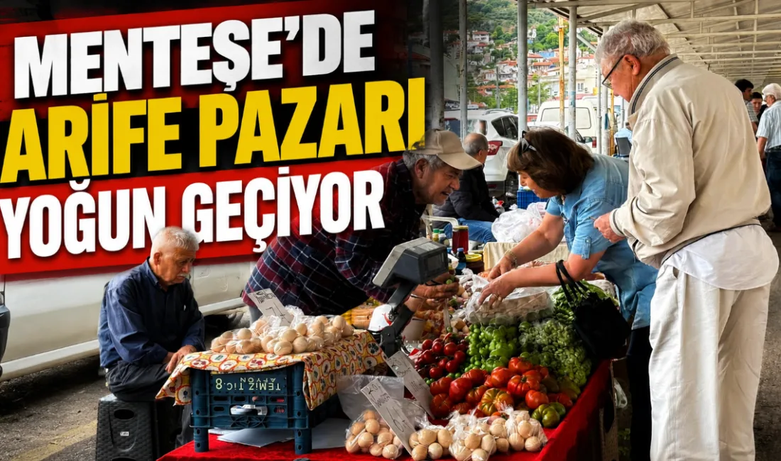 Kurban Bayramı arifesinde Menteşe’de kurulan pazarda yoğunluk yaşanıyor. Köyceğiz’den kendi