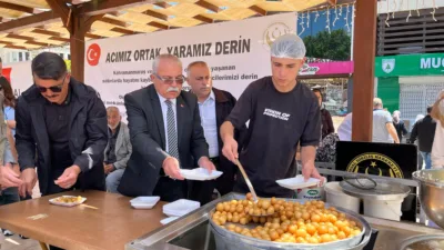 Menteşe’de Kahramanmaraş ve Şanlıurfa’da okullarda yaşanan saldırılarda hayatını kaybeden öğretmen