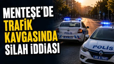 Menteşe’nin Orhaniye Mahallesi’nde trafikte yaşanan tartışmada bir kişinin silah gösterdiği