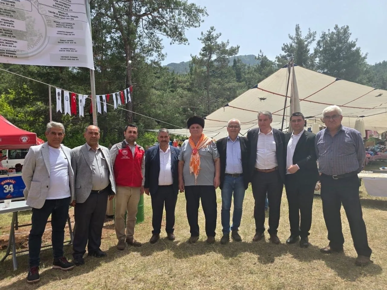 Menteşe’de bu yıl ilki düzenlenen Yemişendere Kuzu Göbeği Festivali, düzenlenen