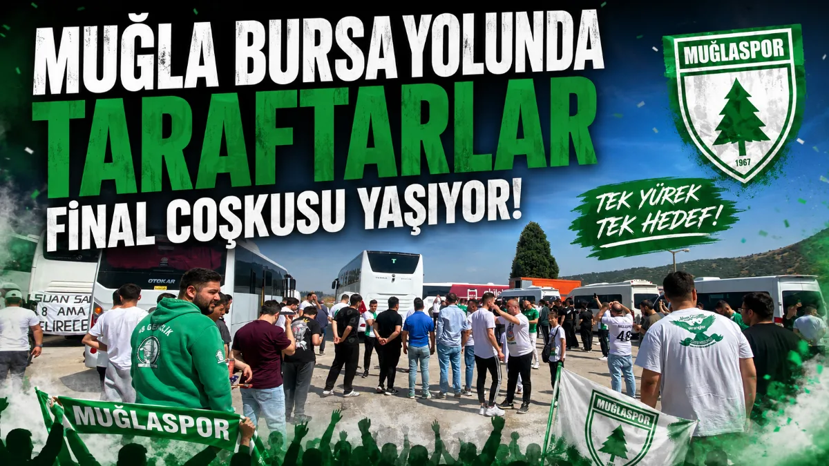 Muğlaspor’un Elazığspor ile oynayacağı play-off finali öncesinde Muğla tek yürek