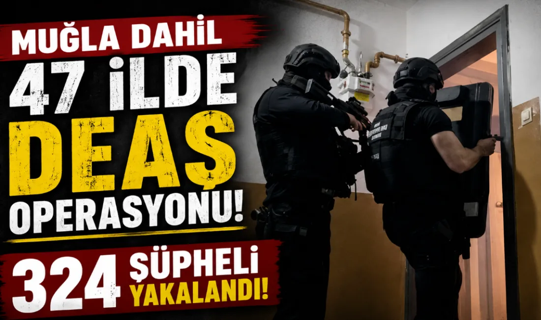 Emniyet Genel Müdürlüğü, MİT ve Cumhuriyet Başsavcılıklarının koordinasyonunda 47 ilde