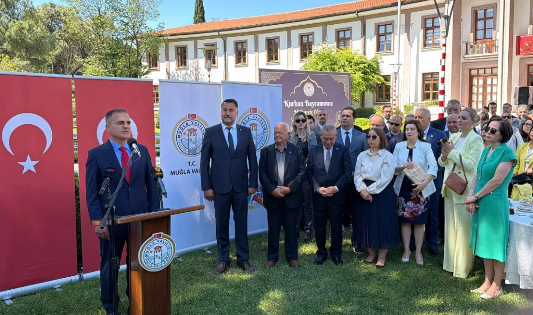 Kurban Bayramı vesilesiyle Muğla Valiliği tarafından düzenlenen geleneksel bayramlaşma programında