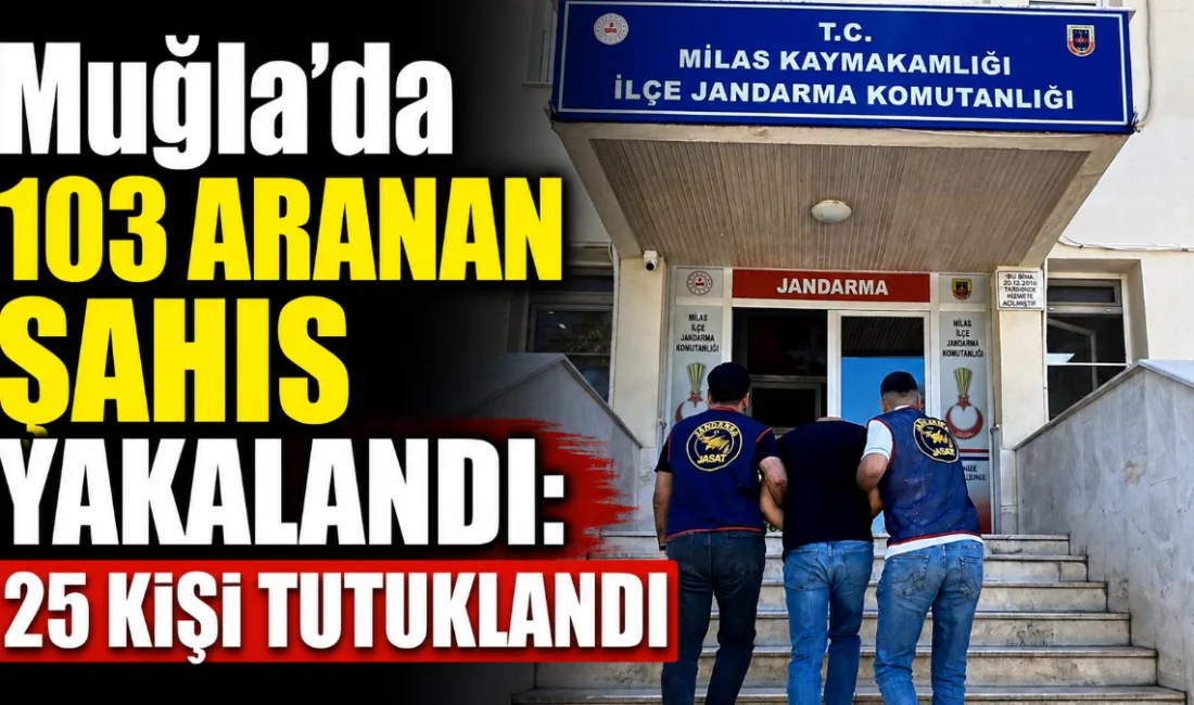 Muğla İl Jandarma Komutanlığı ekiplerince son bir haftada gerçekleştirilen denetim