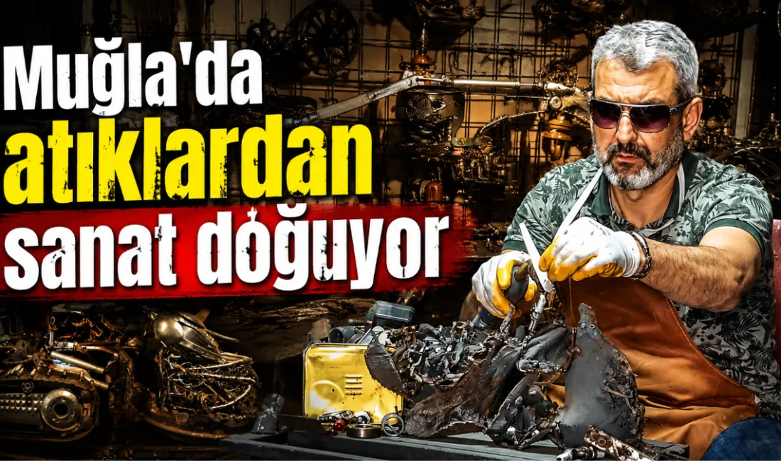Muğla’nın Menteşe ilçesinde 26 yıldır demir doğrama ustalığı yapan Ahmet